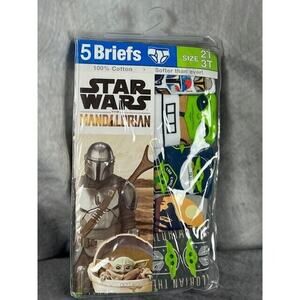 The Mandalorian Star Wars Boys Brief Underwear Size 2T-3T New in Package